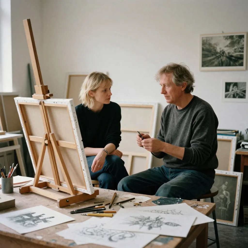 Studio scene with Finnish creators