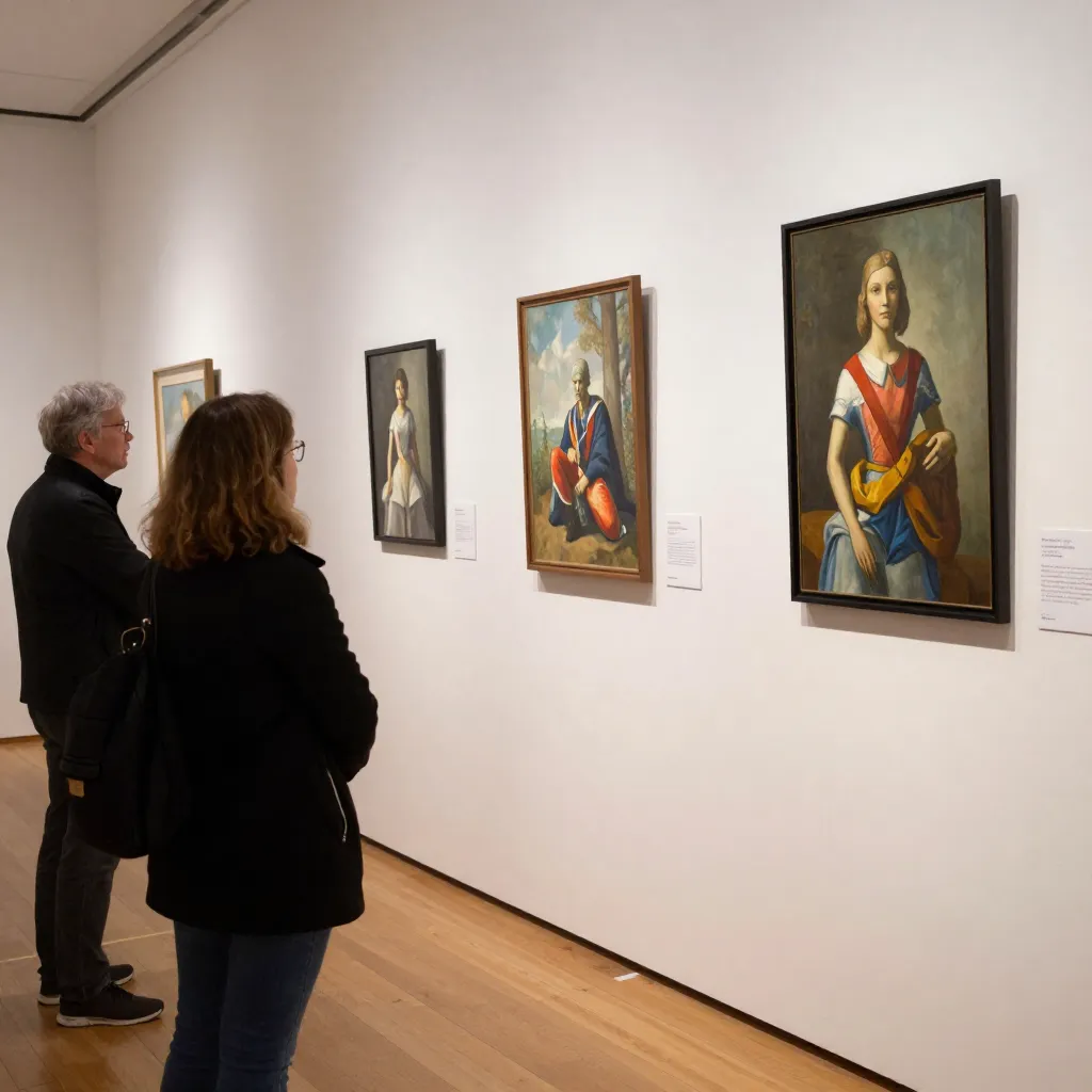 Candid photography of artist workspace